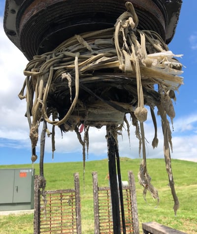 clogged submersible
